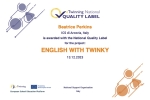 Progetto eTwinning “English with Twinky”: certificato di qualità alla scuola primaria “G. Leopardi” di Serra de’ Conti 