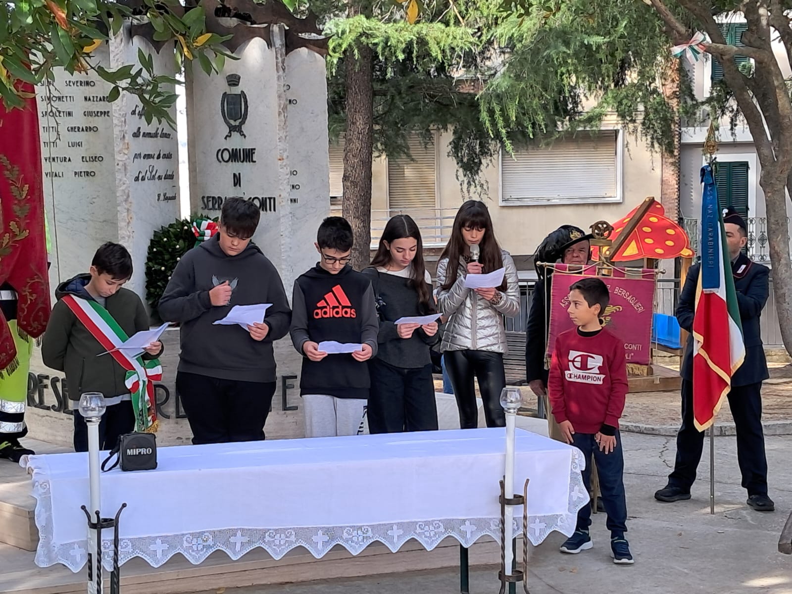 2 novembre 2025 - Commemorazione cittadina della festa dell'Unità Nazionale e Giornata delle Forze Armate