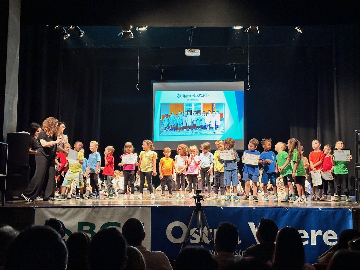 Una&nbsp;GRANDE&nbsp;esibizione della scuola dell’infanzia di Conce!