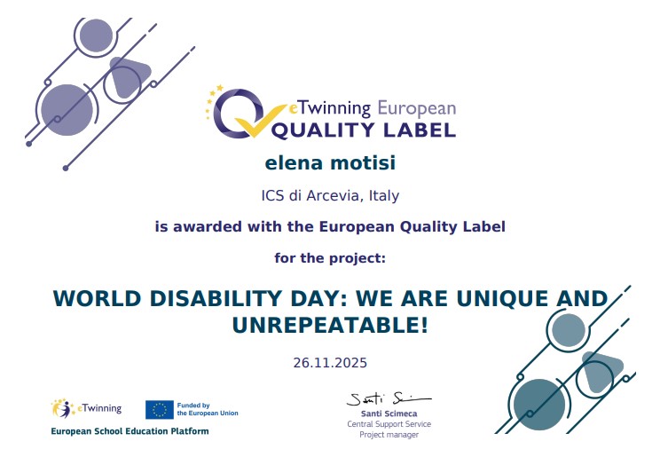 WORLD DISABILITY DAY: WE ARE UNIQUE AND UNREPEATABLE