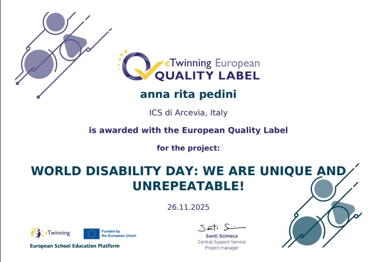 WORLD DISABILITY DAY: WE ARE UNIQUE AND UNREPEATABLE