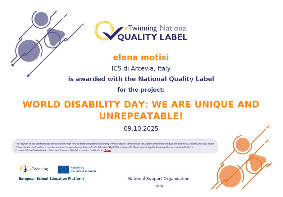 WORLD DISABILITY DAY: WE ARE UNIQUE AND UNREPEATABLE