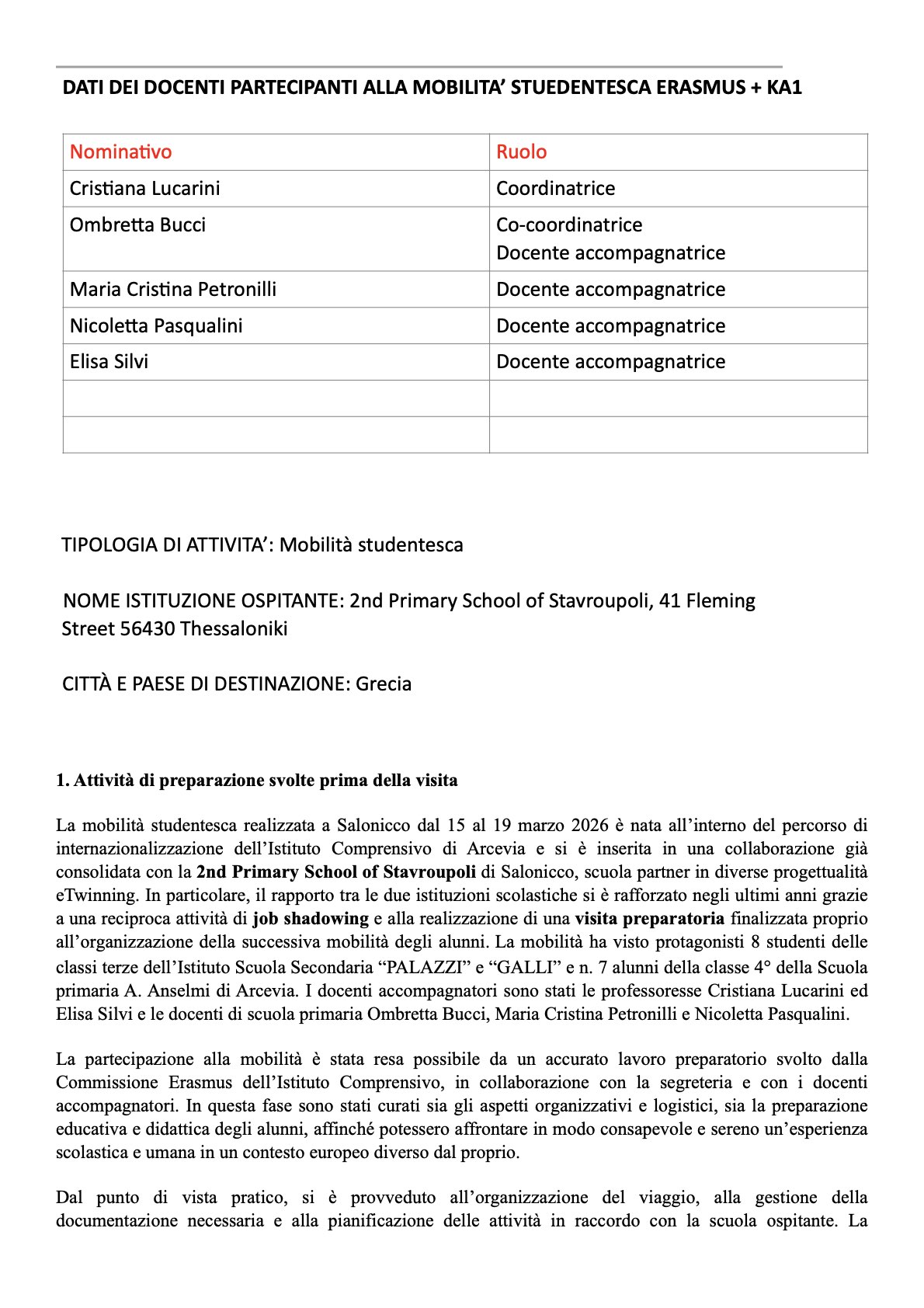 Relazione Erasmus Salonicco 2026.2