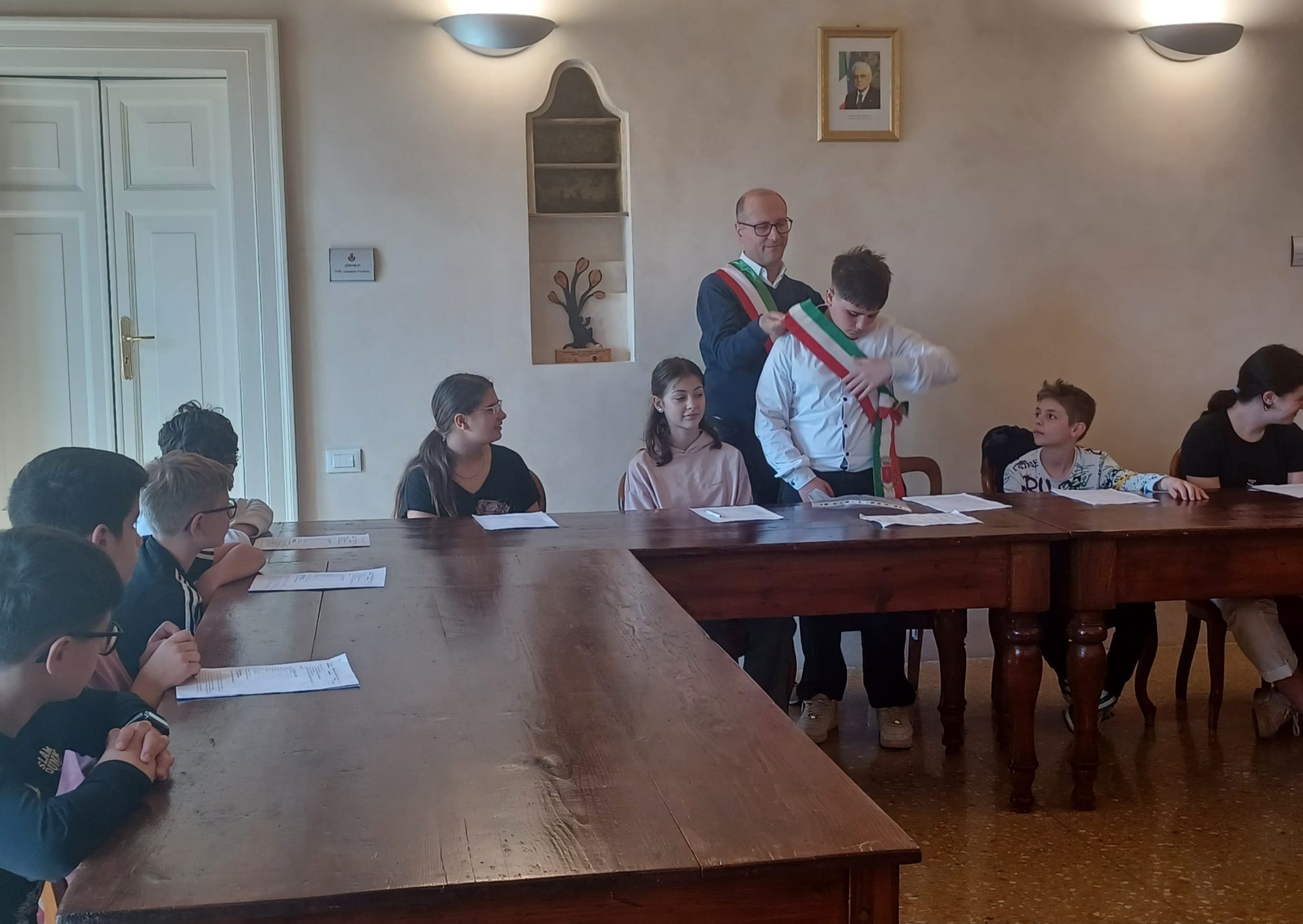 Insediamento del nuovo Consiglio Comunale dei Ragazzi a Montecarotto