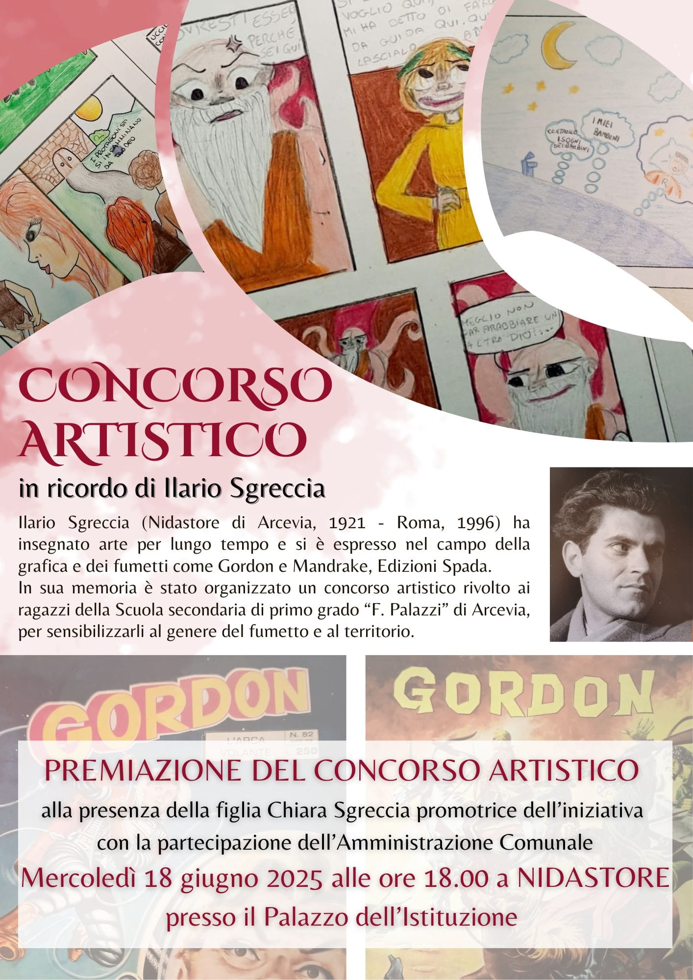 Premiazione oncorso artistico in ricordo di Ilario Sgreccia