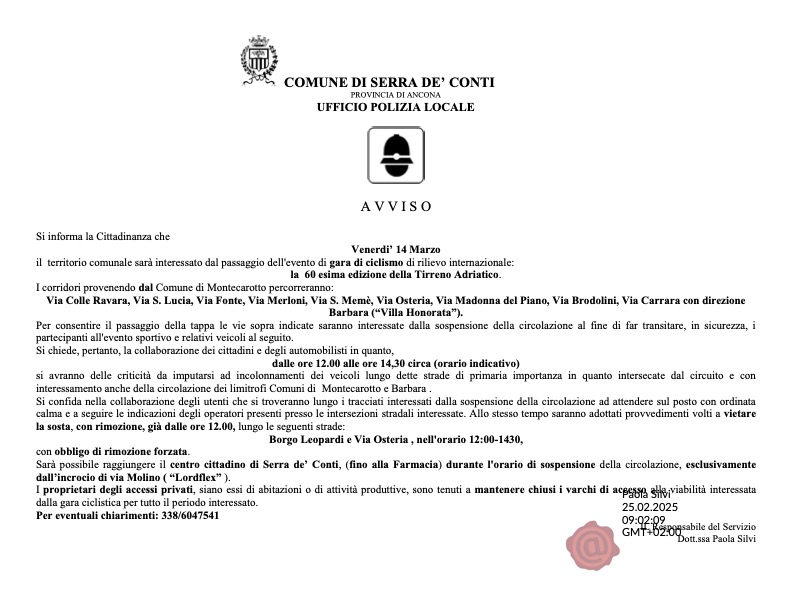 Prot Par 0001609 del 27 02 2025 Allegato AVVISO STRA