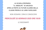 Scuola Aperta alla primaria "A. Anselmi" di Arcevia