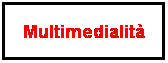 Casella di testo: Multimedialità